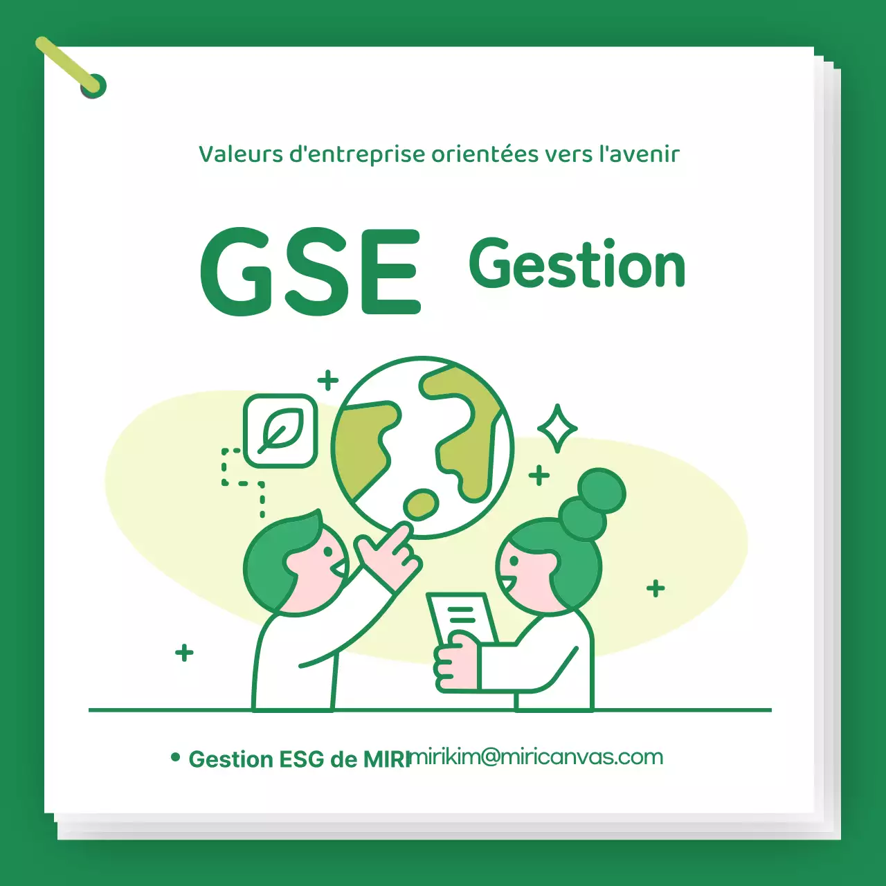 Introduction à la gestion ESG de Green Baby Company