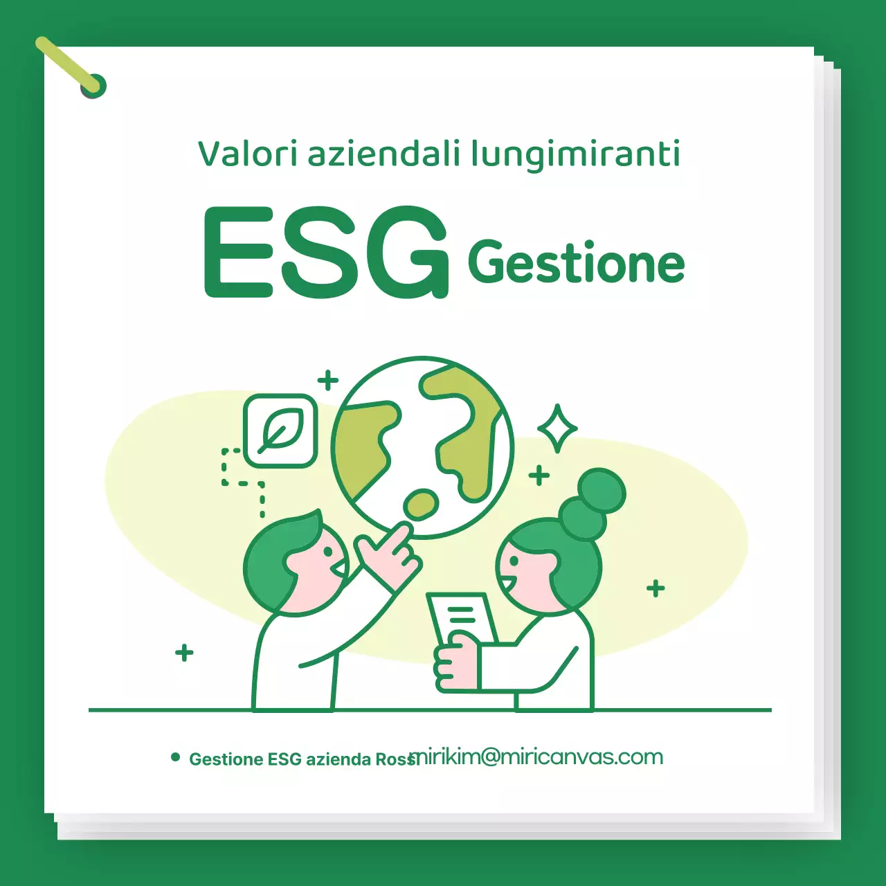 Introduzione alla gestione ESG della Green Baby Company