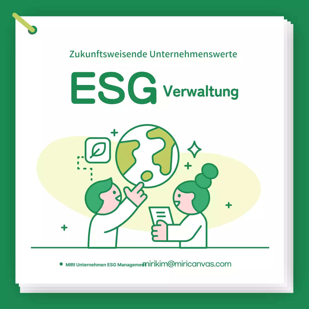 Einführung in das ESG-Management der Green Baby Company
