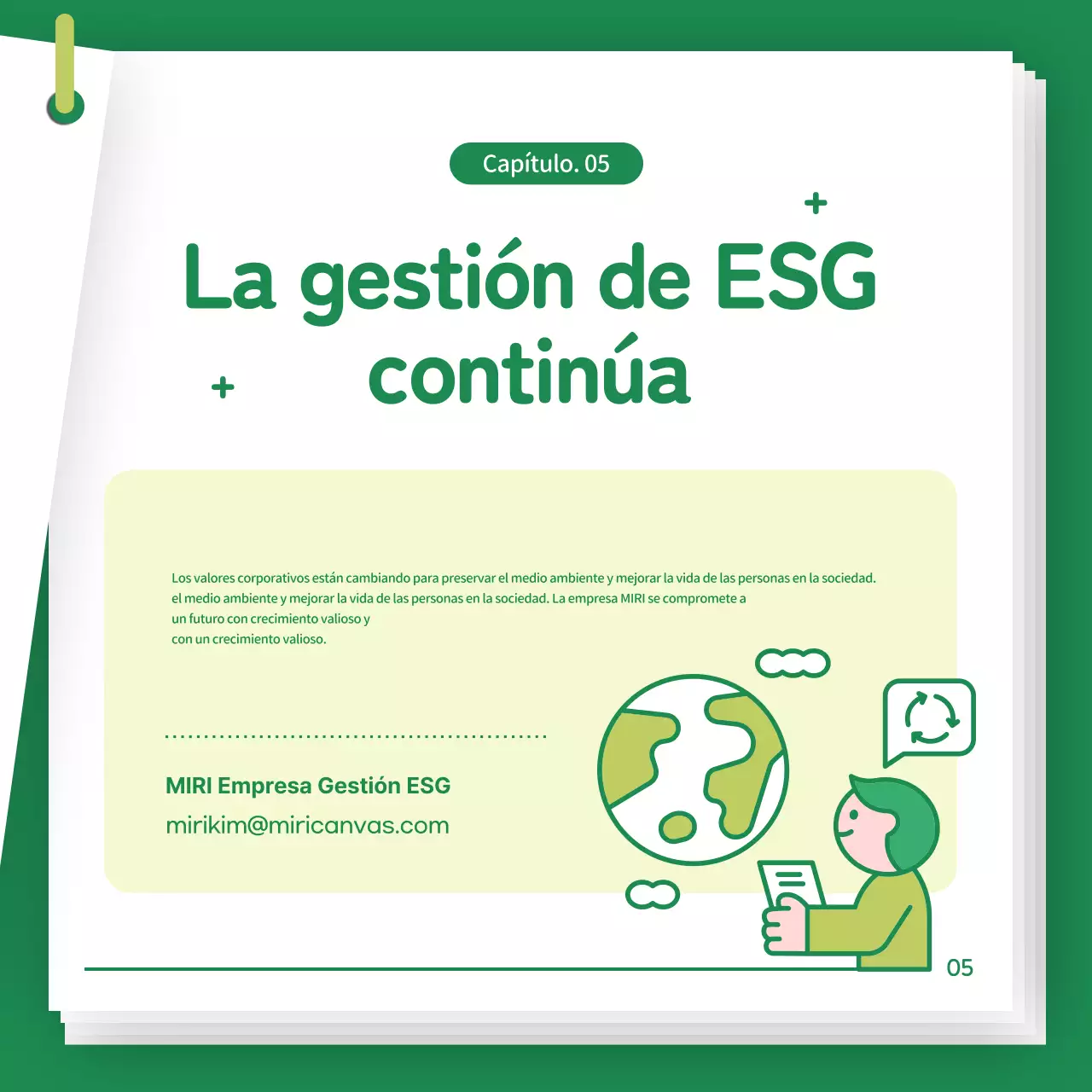 Introducción a la gestión ESG de Green Baby Company