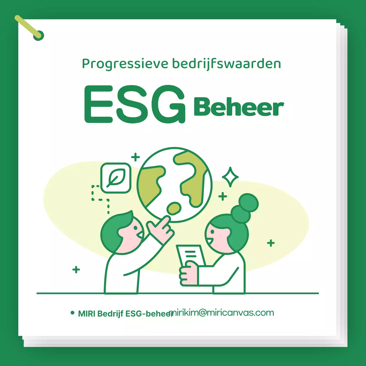 Green Baby Company ESG Management Inleiding