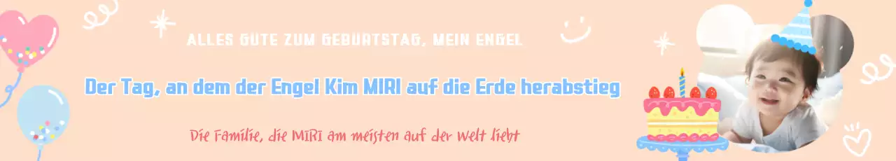 Beige Babygeburtstagsfeier