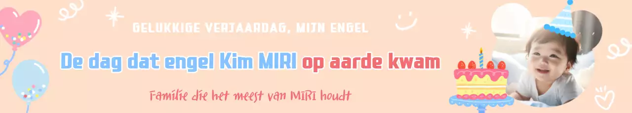 Beige Baby's Verjaardagsviering