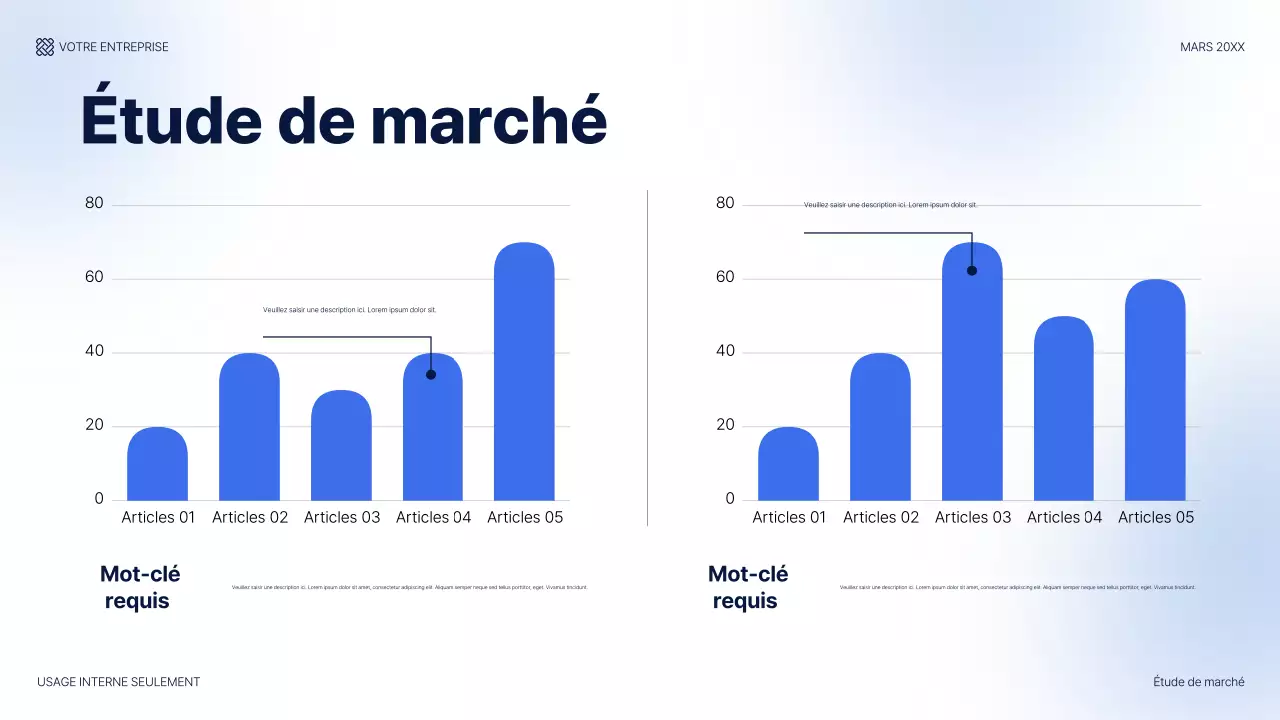 guide de présentation informatique moderne bleu