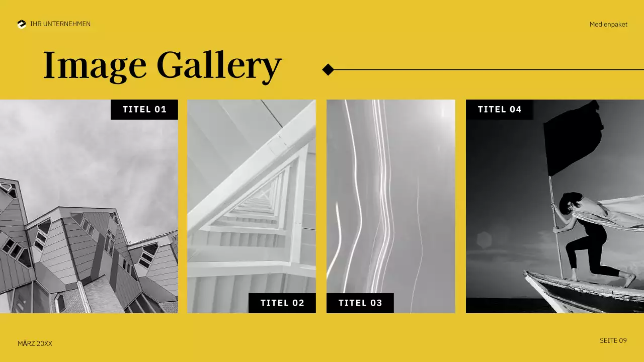 gelbes, fettgedrucktes Mediendokument