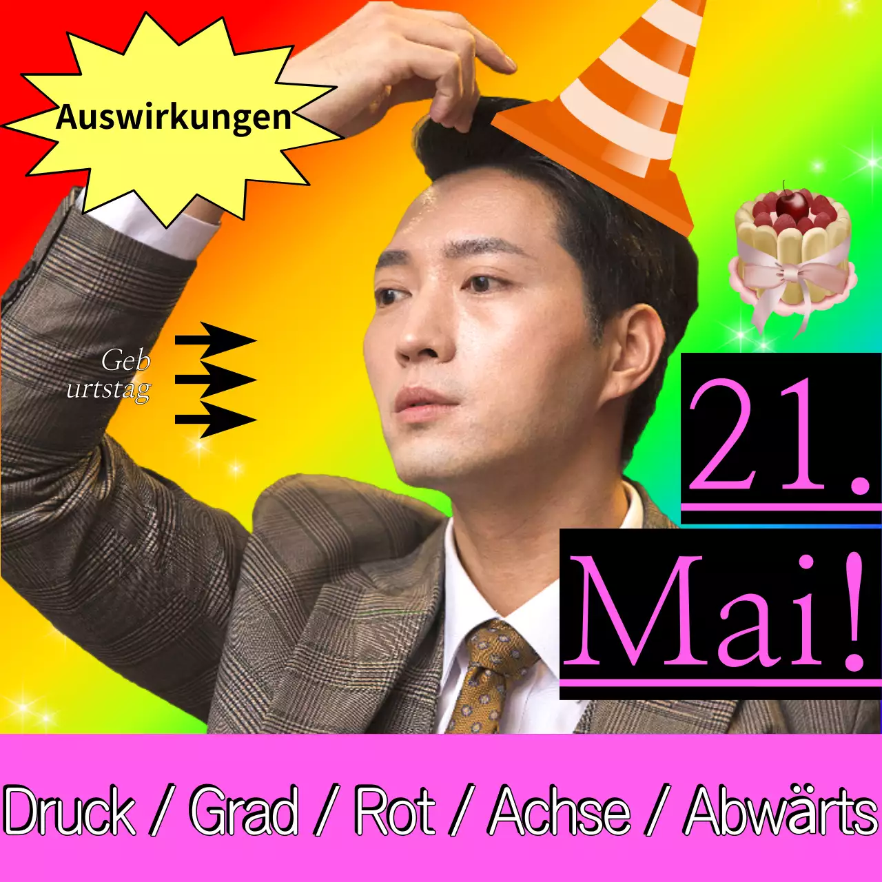 Rainbow Panda Geburtstagsfeier