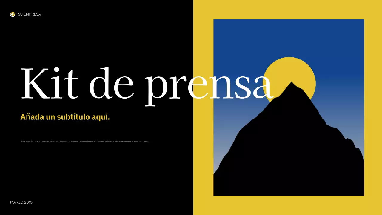 documento multimedia en negrita amarilla