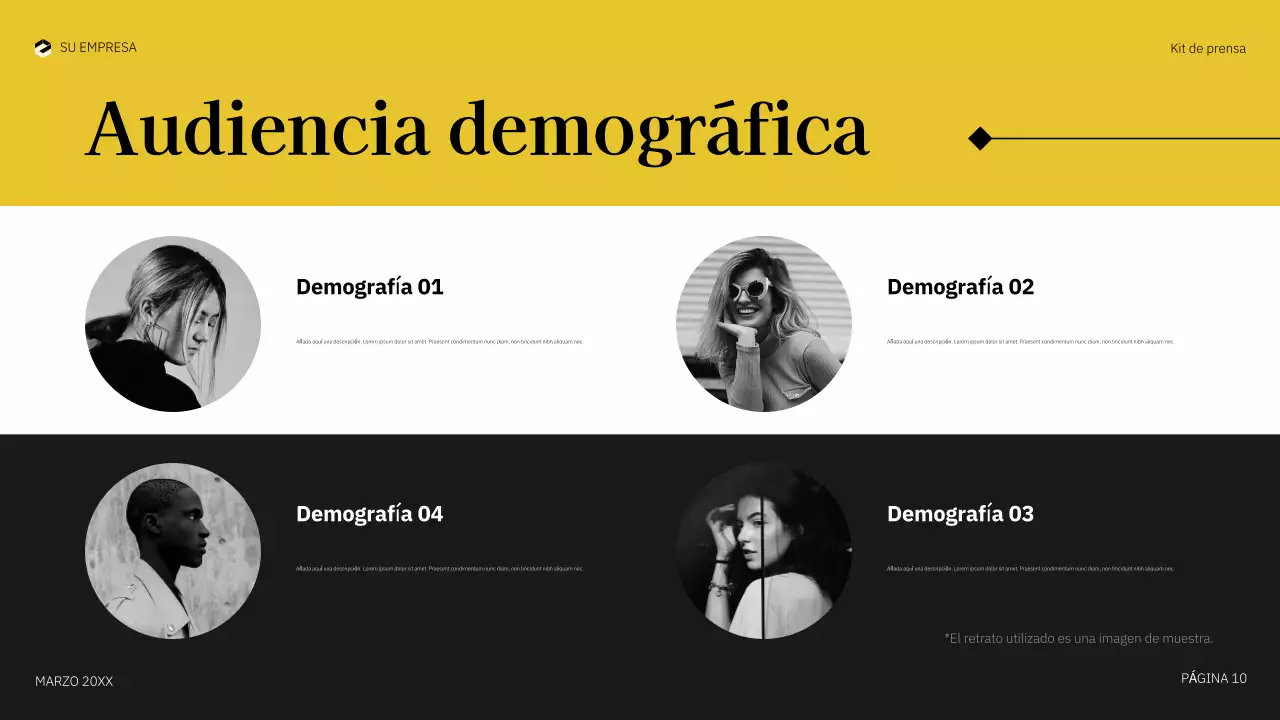 documento multimedia en negrita amarilla