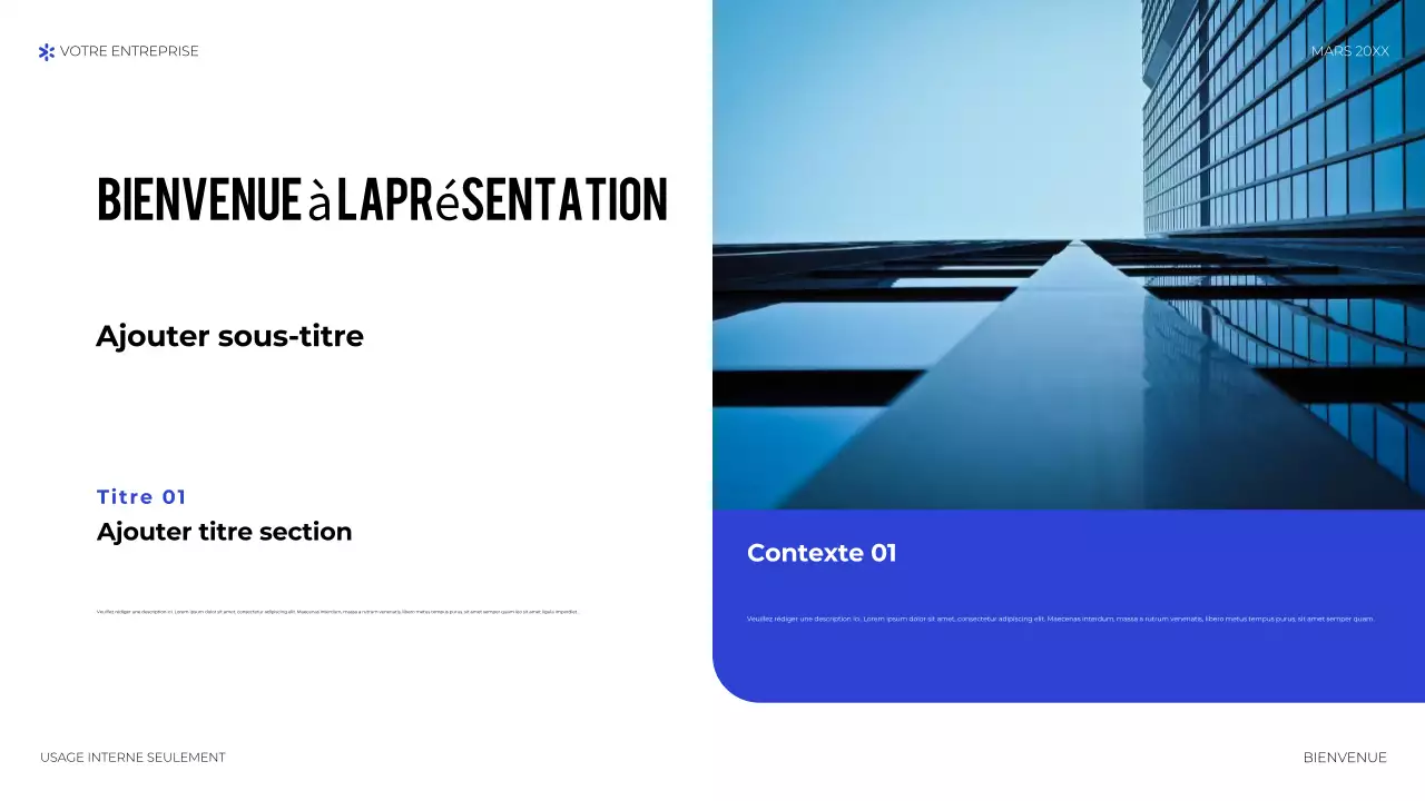 présentation de la technologie géométrique bleue