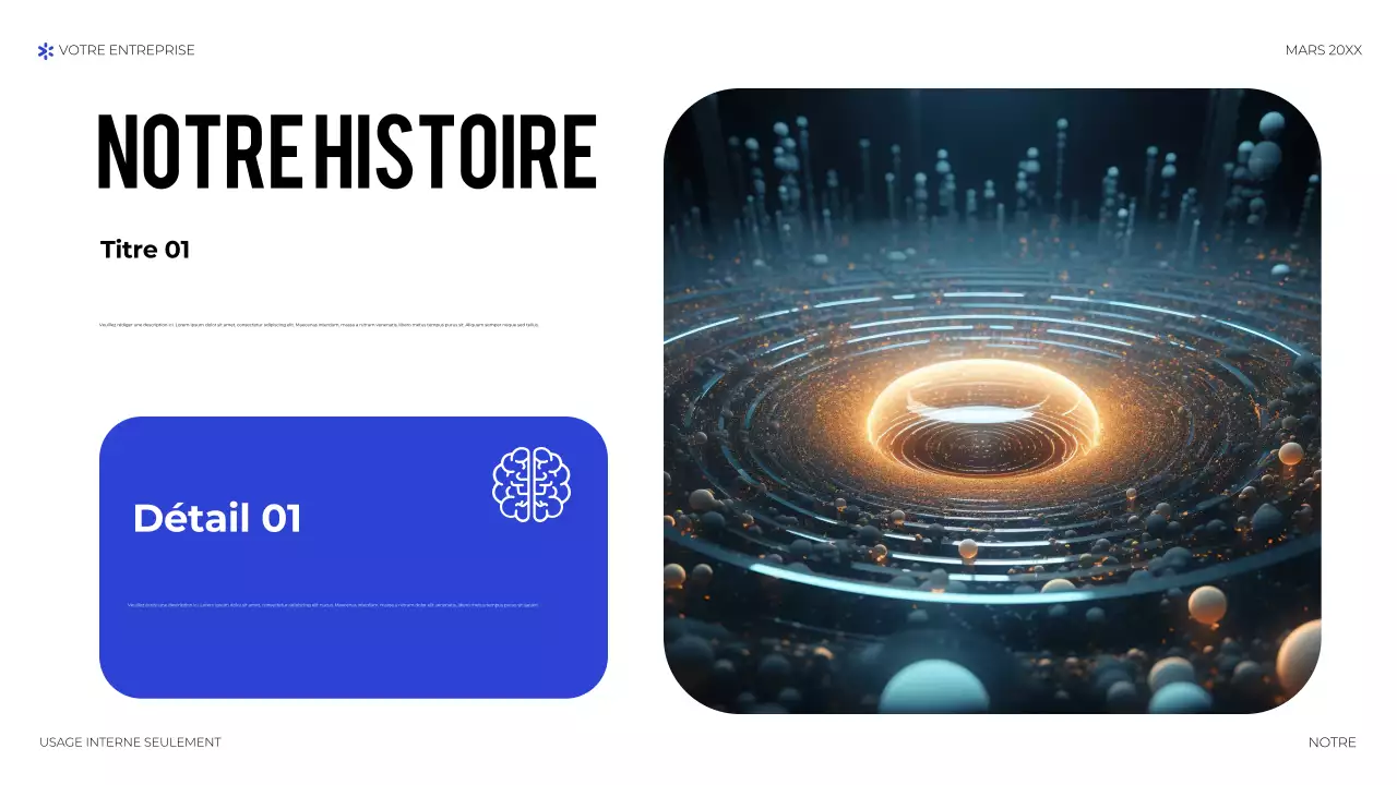 présentation de la technologie géométrique bleue