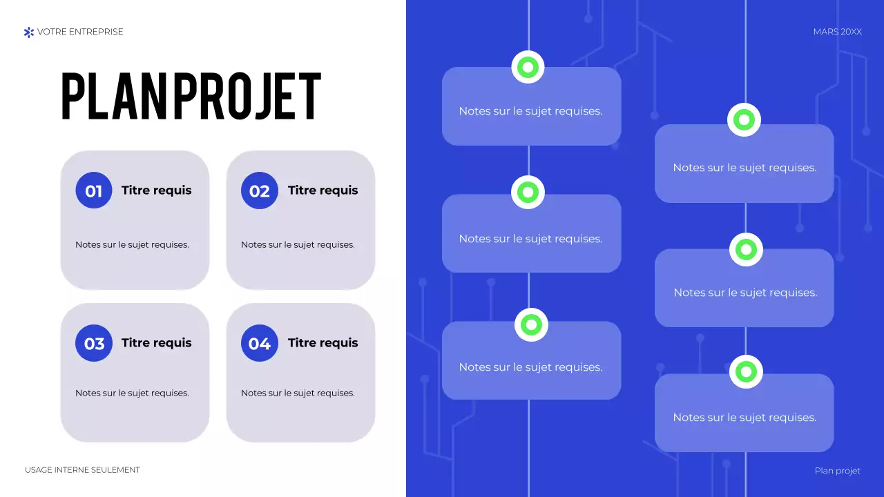 présentation de la technologie géométrique bleue