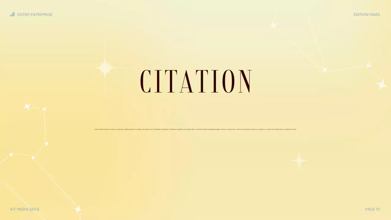 présentation multimédia élégante et pastel