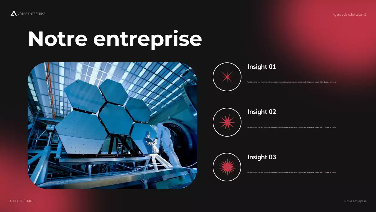 promotion de la cybersécurité moderne rouge