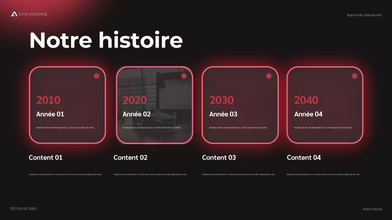 promotion de la cybersécurité moderne rouge