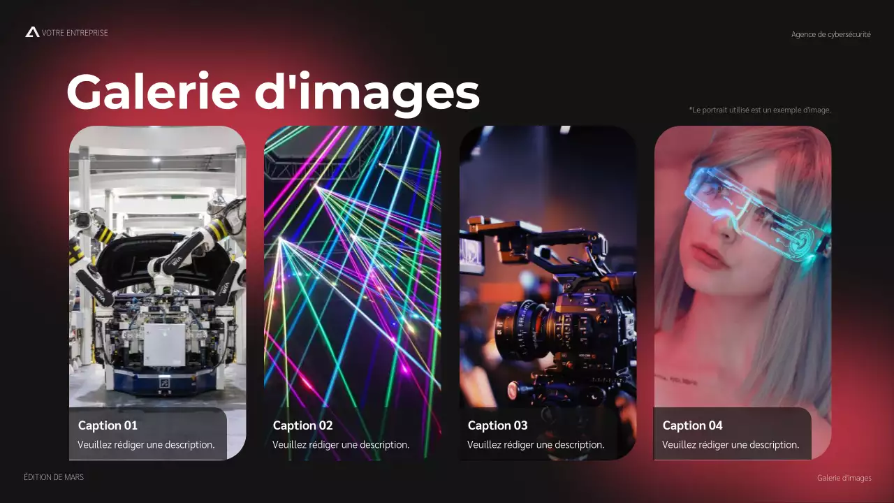 promotion de la cybersécurité moderne rouge