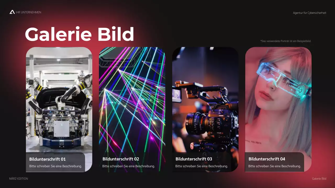 rote moderne Cybersicherheitsförderung