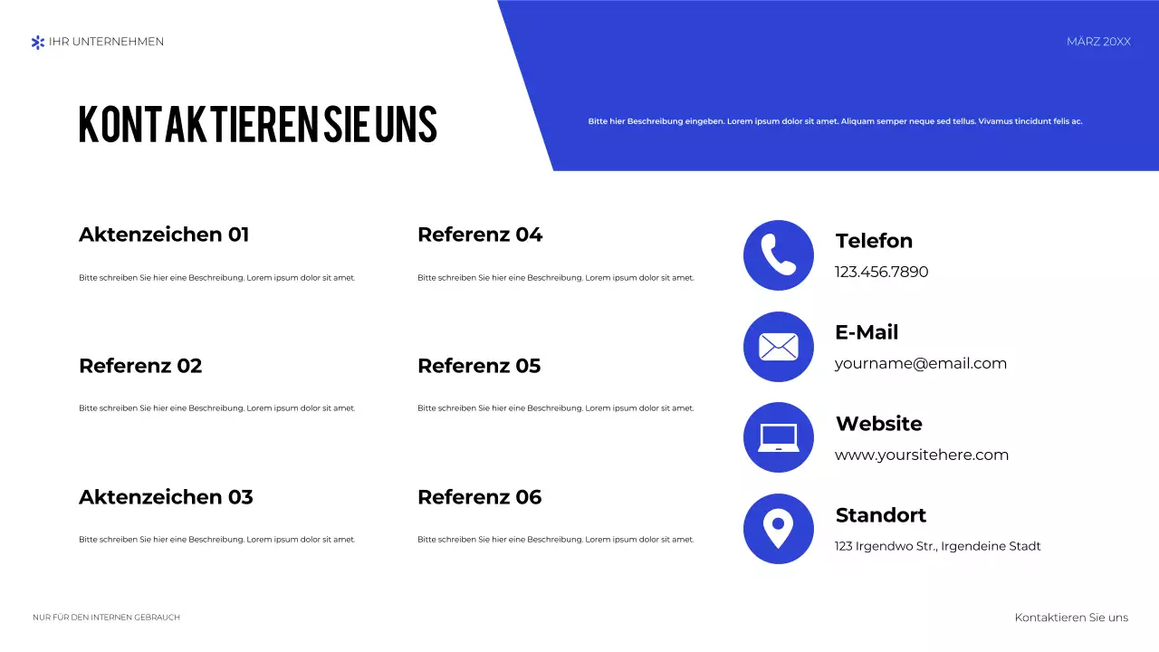 blaue geometrische technologiepräsentation