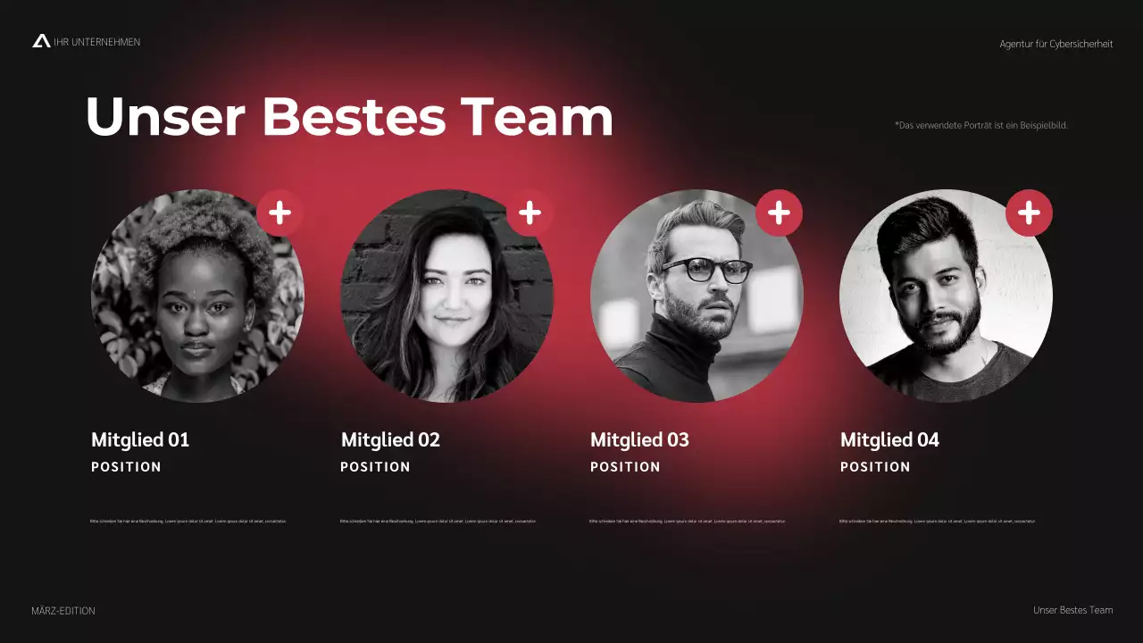 rote moderne Cybersicherheitsförderung