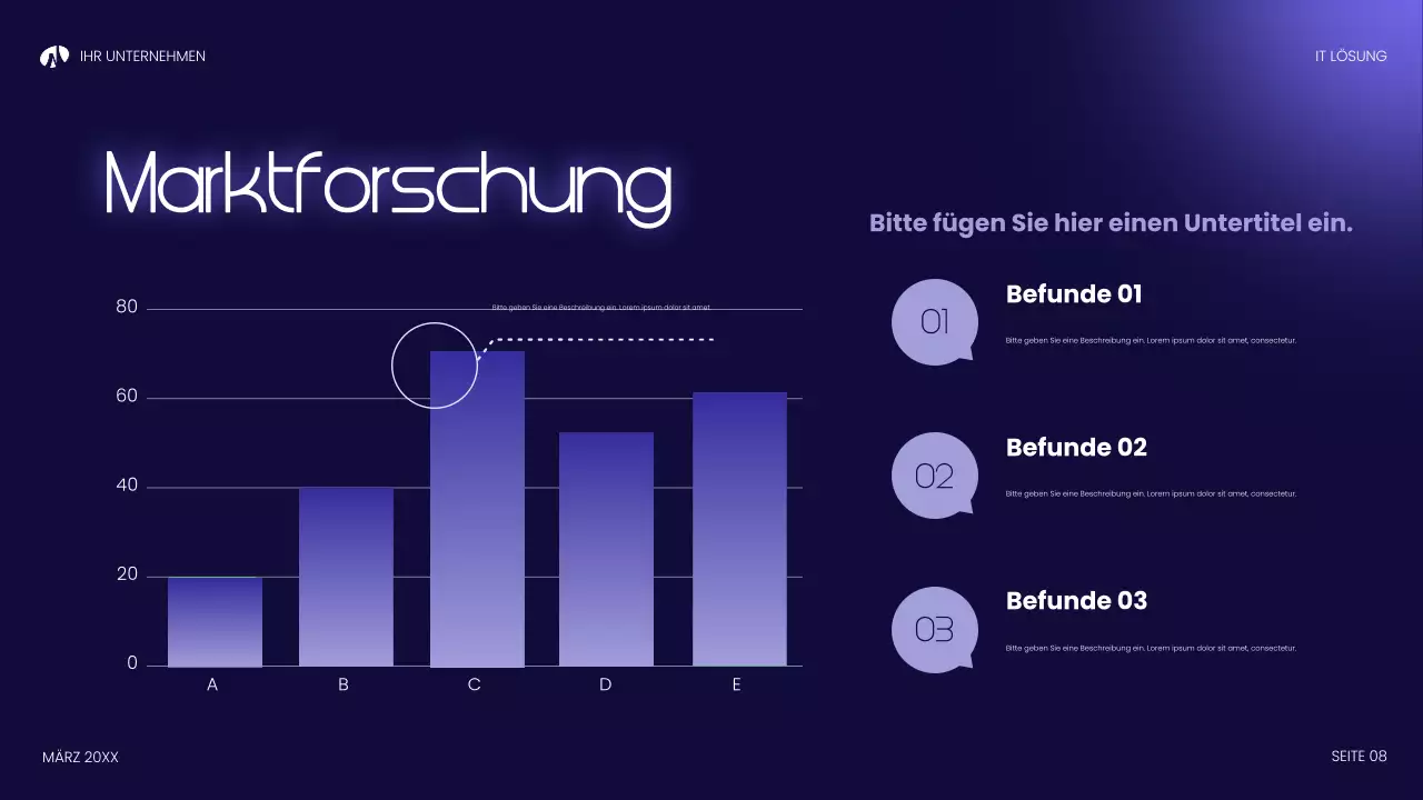 blaue moderne technologiepräsentation