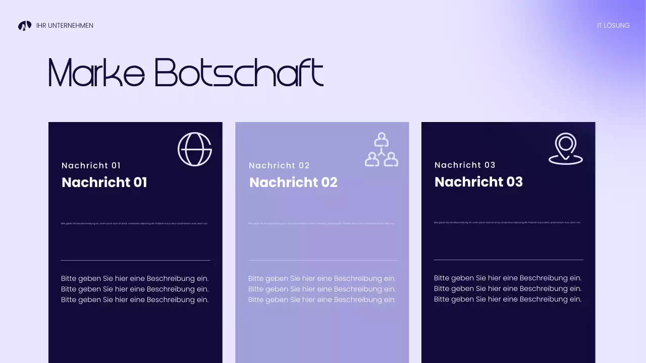 blaue moderne technologiepräsentation