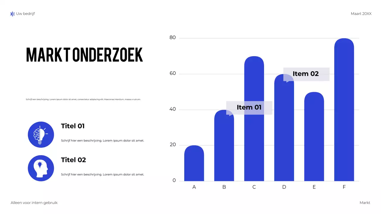 presentatie van blauwe geometrische technologie