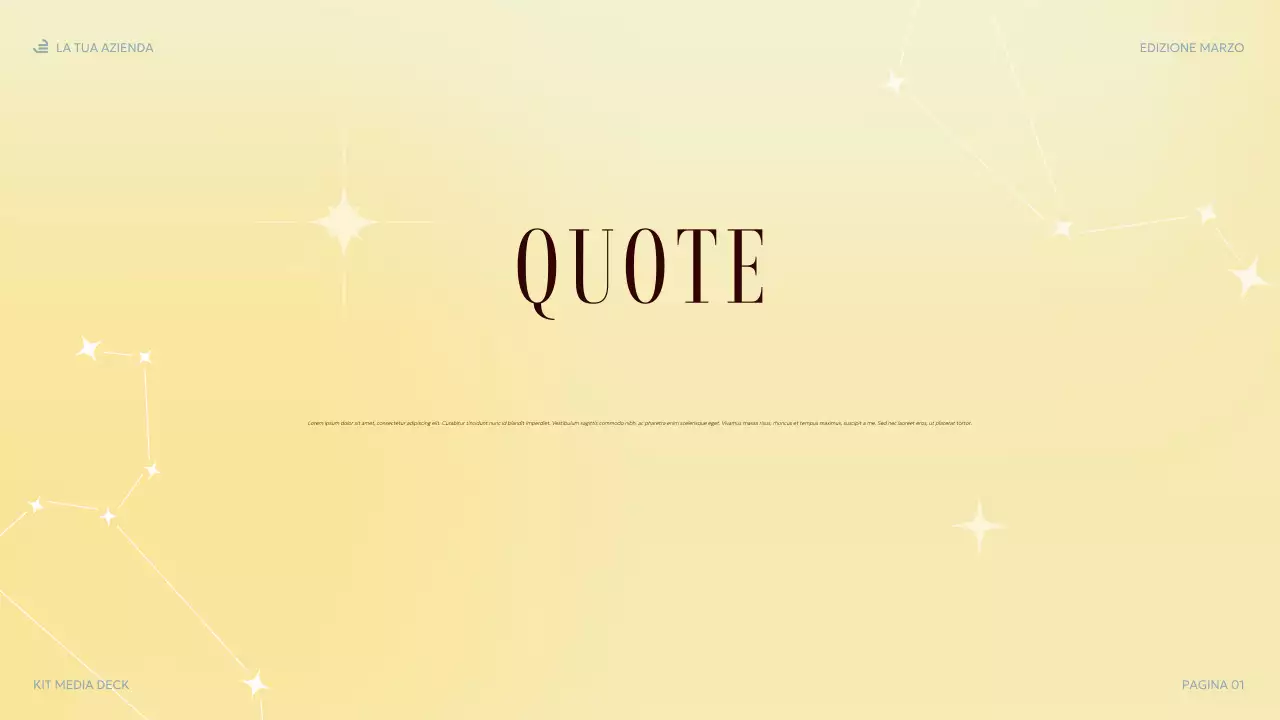 presentazione multimediale elegante pastello