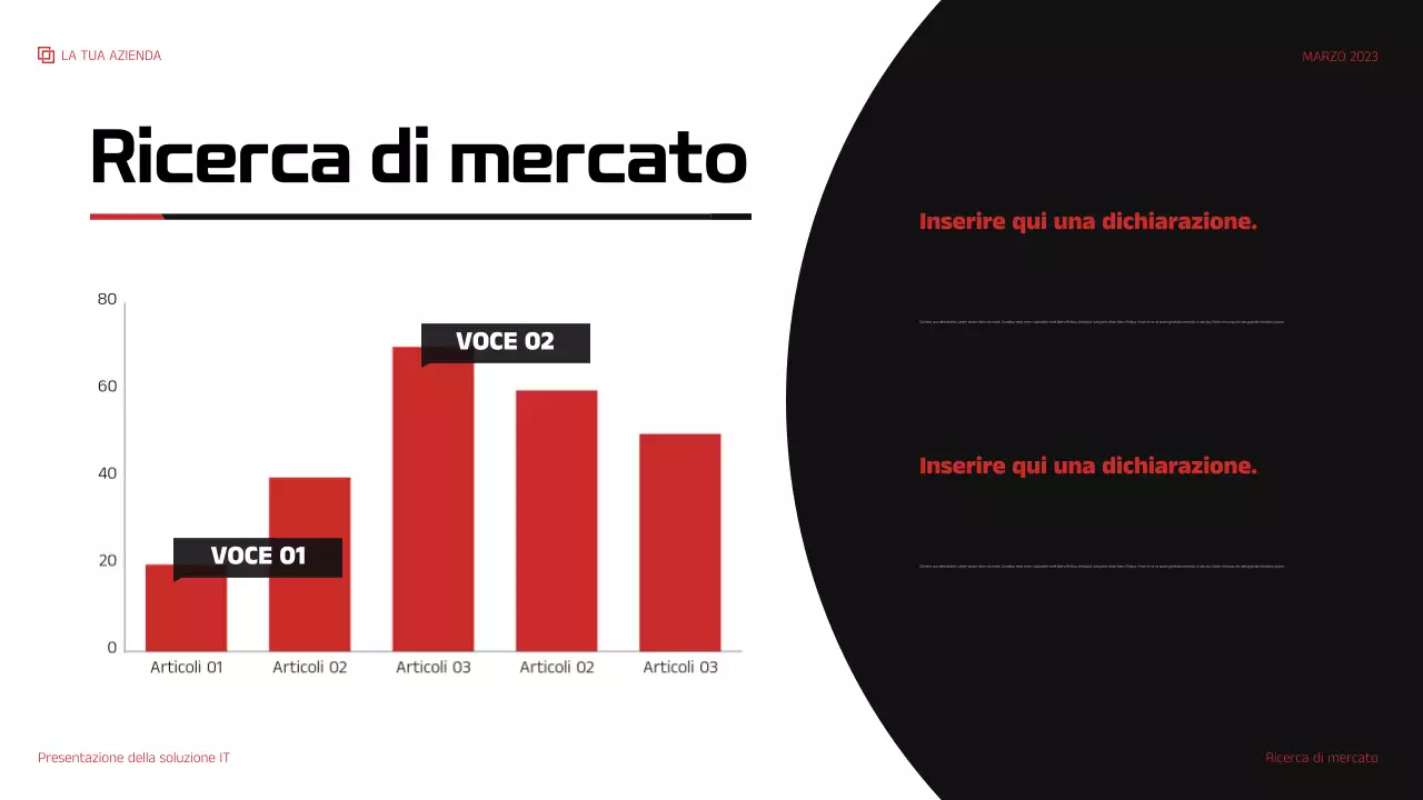 presentazione IT moderna rossa