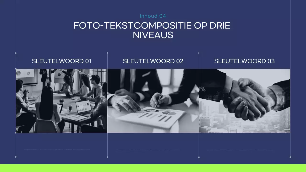 Blauw Modern Bedrijfsrapport