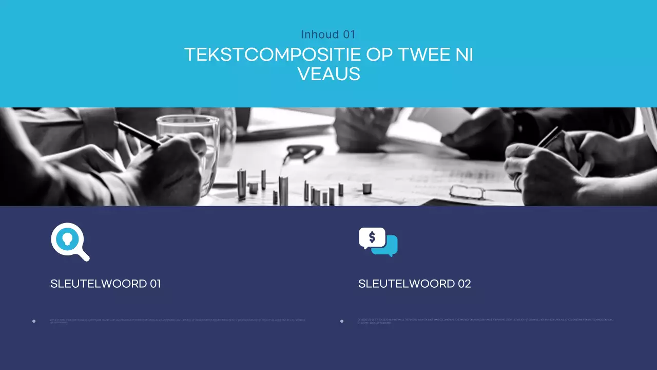 Blauw Modern Bedrijfsrapport