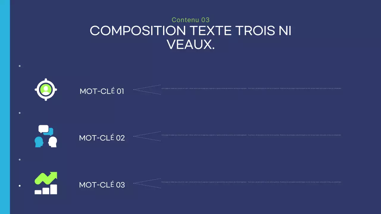 Rapport d'activité moderne bleu