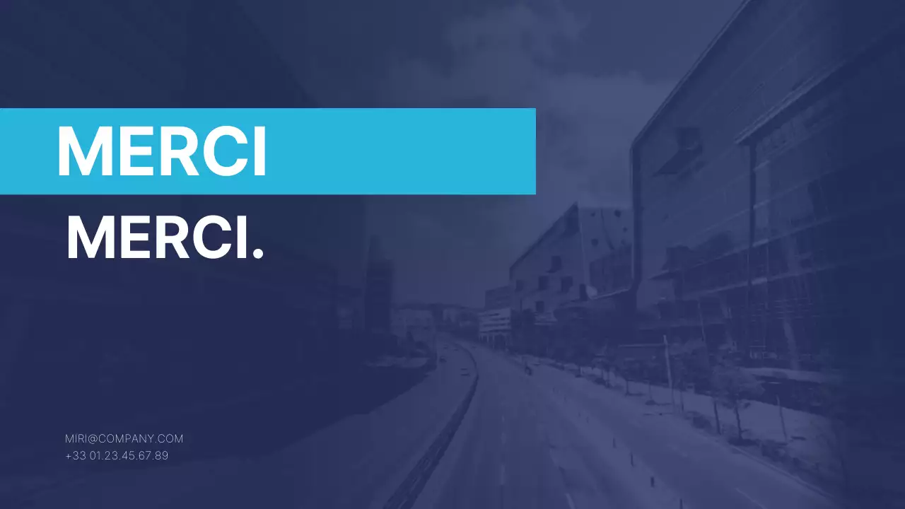 Rapport d'activité moderne bleu