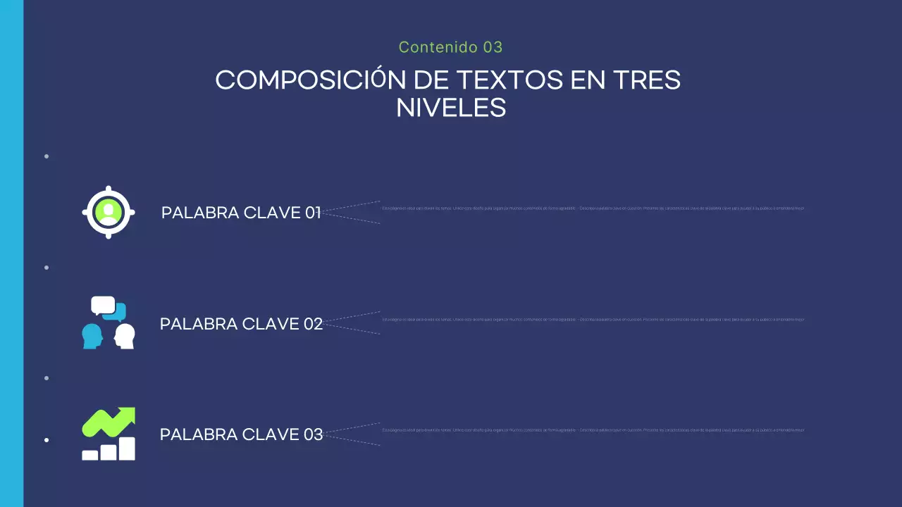 Informe de negocios moderno azul