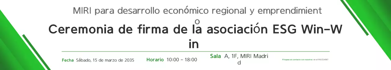 Ceremonia del Acuerdo de Limpieza Verde