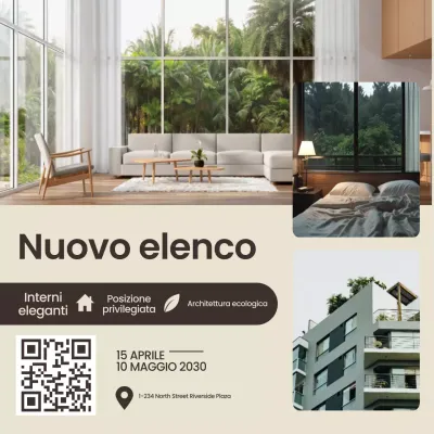 annuncio immobiliare moderno beige