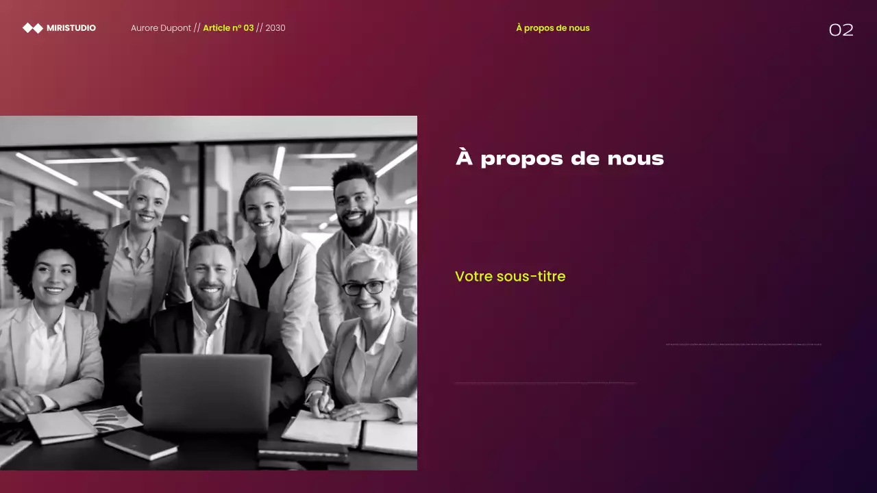 Présentation des stratégies marketing minimalistes modernes marron