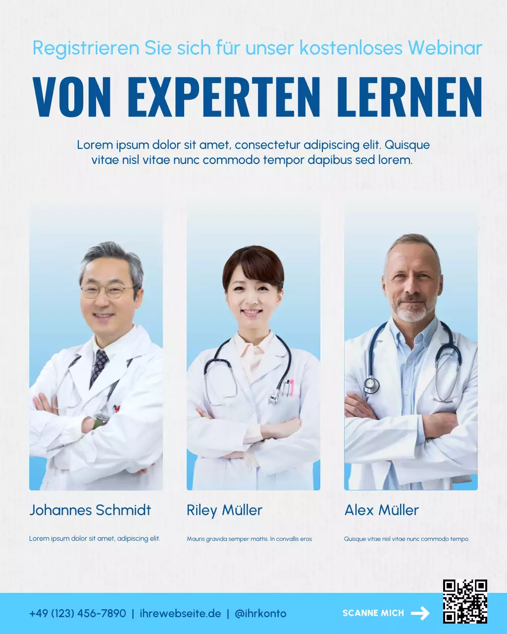 Einladung zum modernen medizinischen Webinar