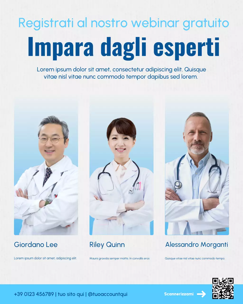 Invito al webinar medico moderno