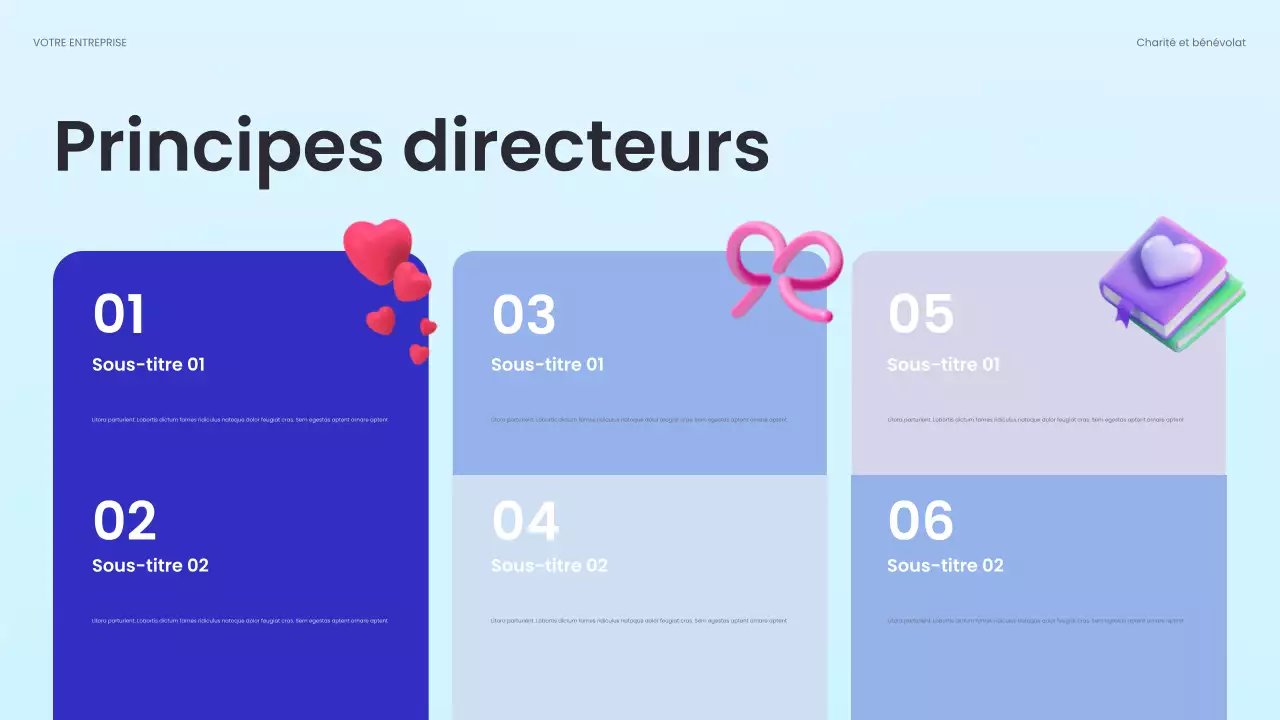 document de collecte de fonds bleu moderne