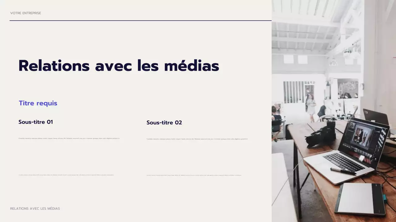 présentation de l'agence moderne de la marine