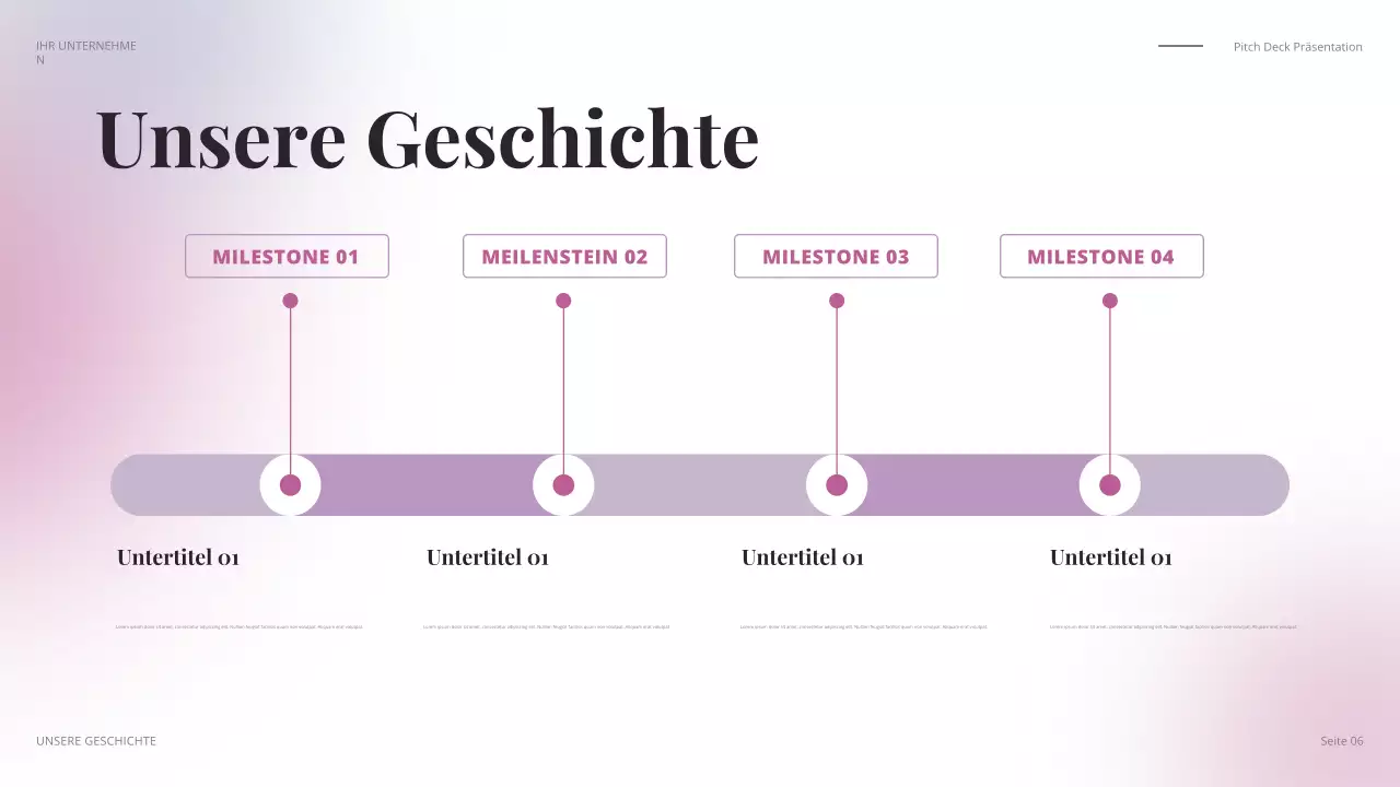 farbenfroher, moderner Geschäftsvortrag