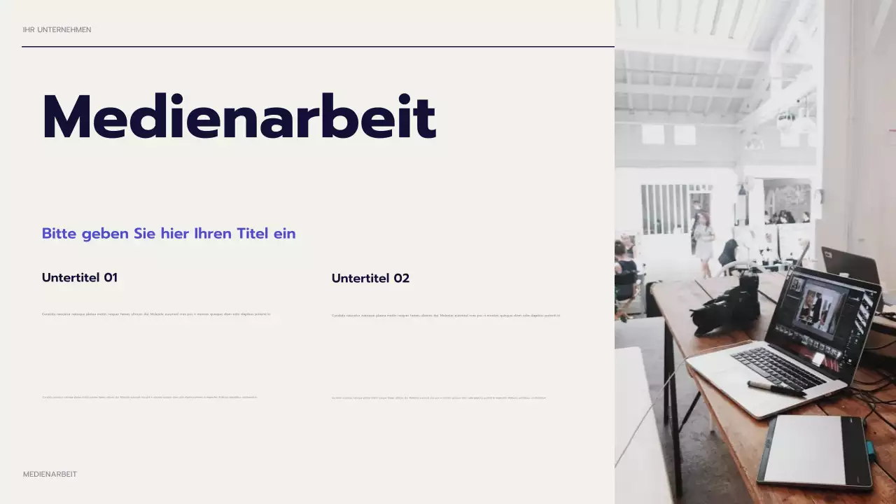 Präsentation der modernen Marineagentur