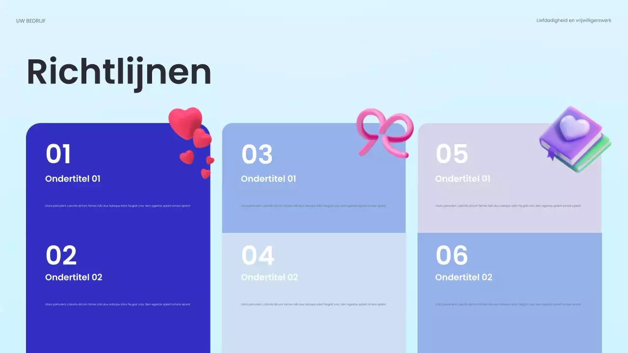 blauw modern fondsenwervingsdocument