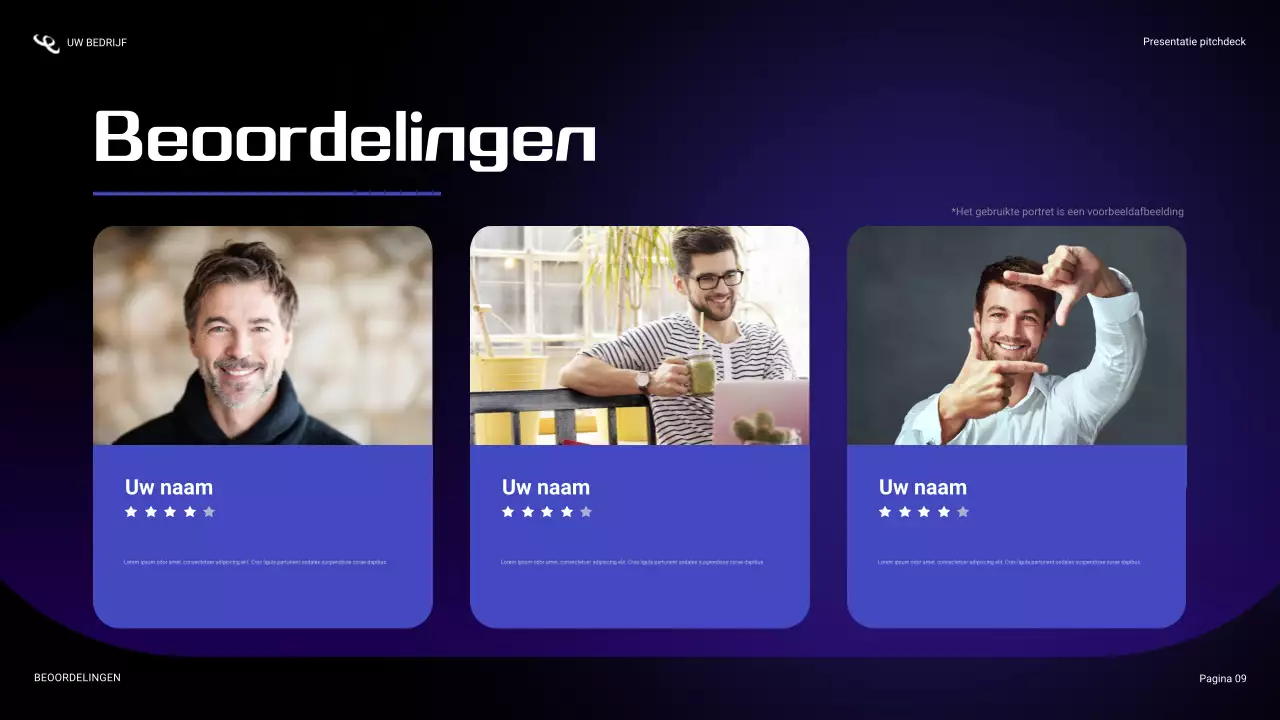 blauwe cyberbeveiligingspresentatie