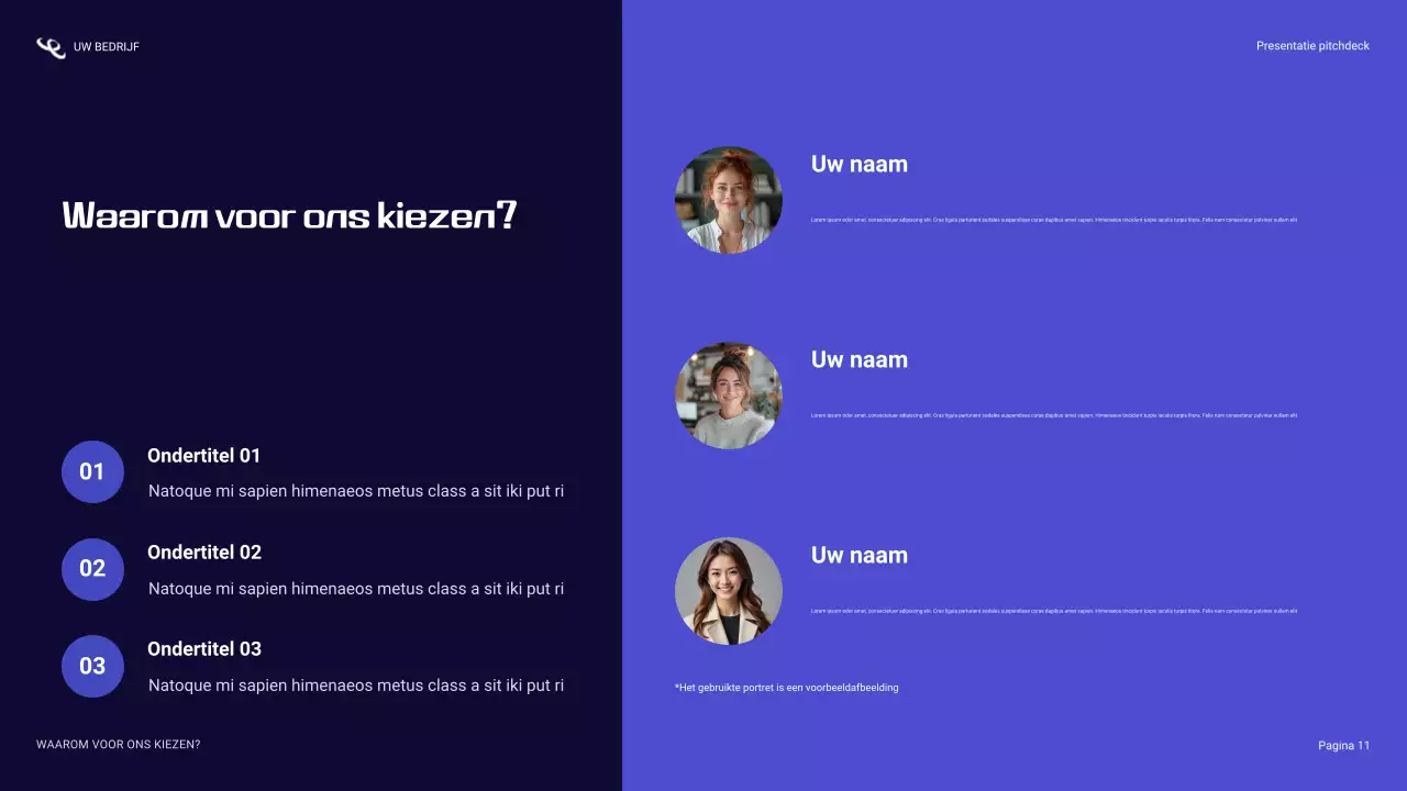 blauwe cyberbeveiligingspresentatie