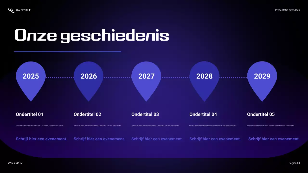 blauwe cyberbeveiligingspresentatie