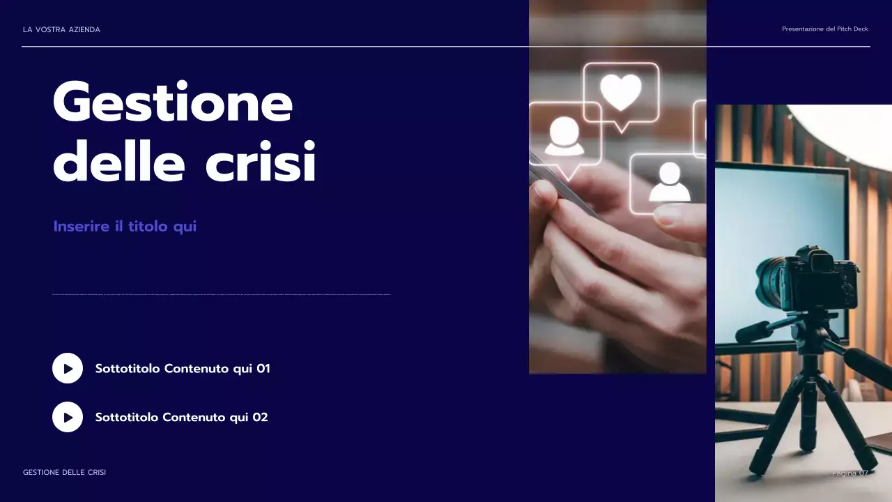 presentazione dell'agenzia moderna della marina