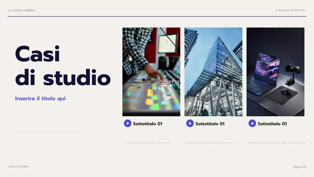 presentazione dell'agenzia moderna della marina