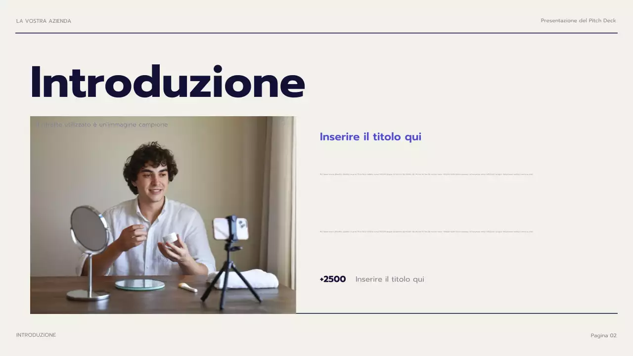 presentazione dell'agenzia moderna della marina