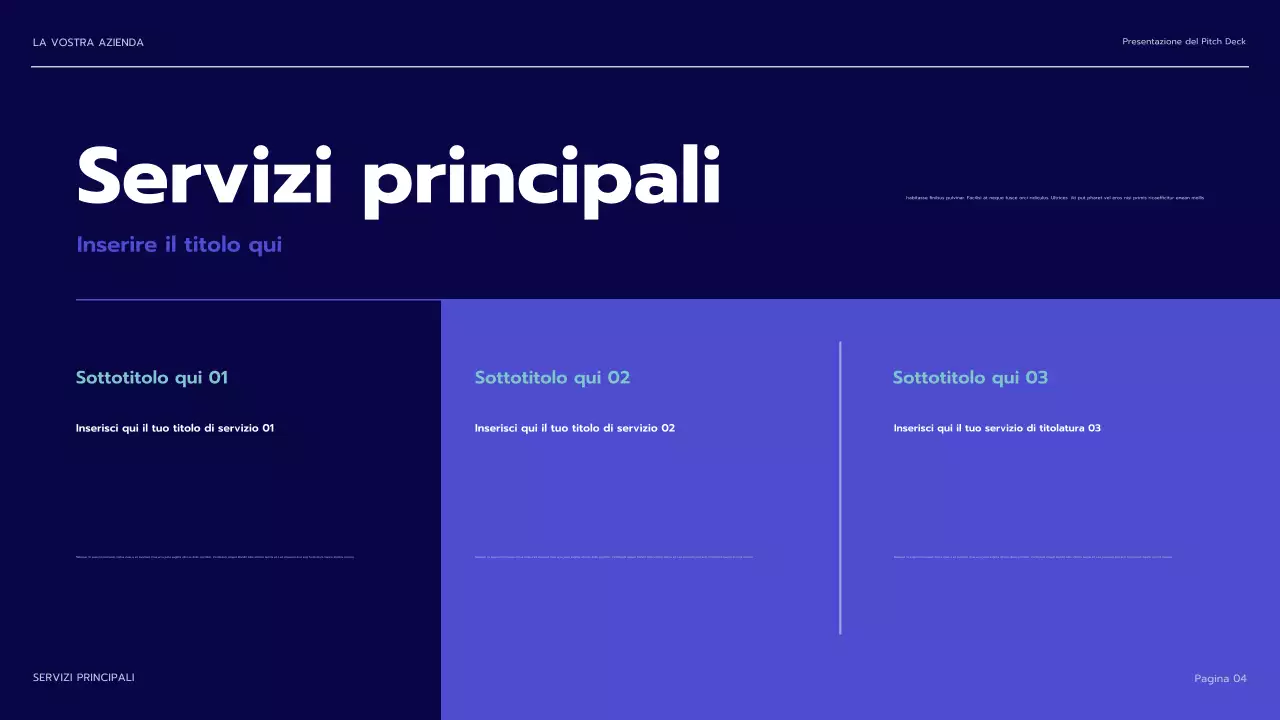 presentazione dell'agenzia moderna della marina