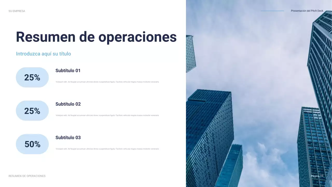 discurso de negocios moderno azul